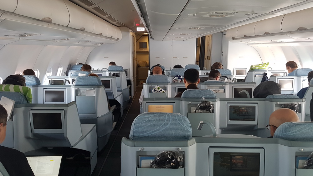 Finnair A330-300 Business Class Cabin
