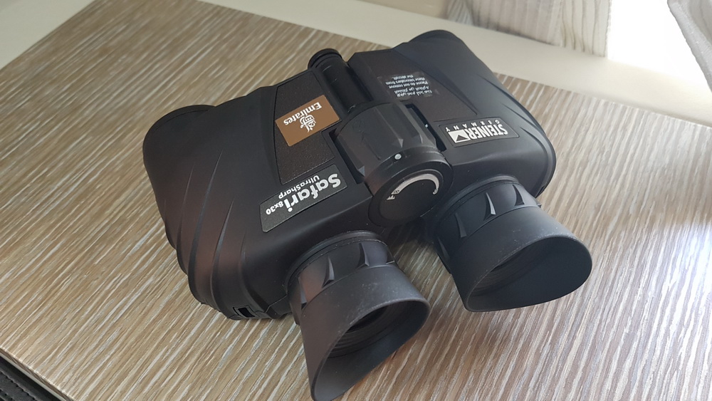  Steiner Safari Binoculars are available in the suite for customers who want to explore the sky outside their window.
