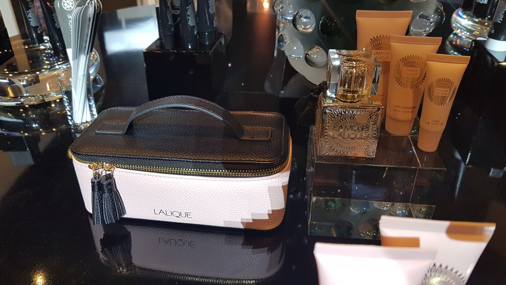 Singapore Airlines First Class Suite Lady Amenity Kit by Lalique.