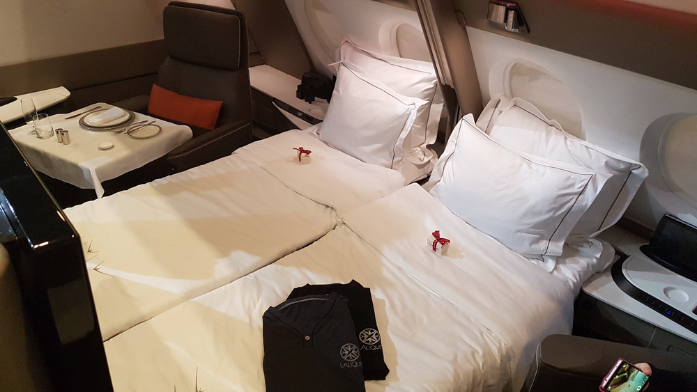 The new Singapore Airlines First Class Suites on A380.
