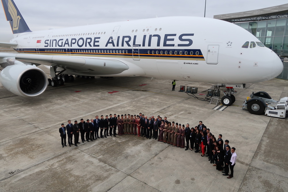 Crew picture before operating the flight home.