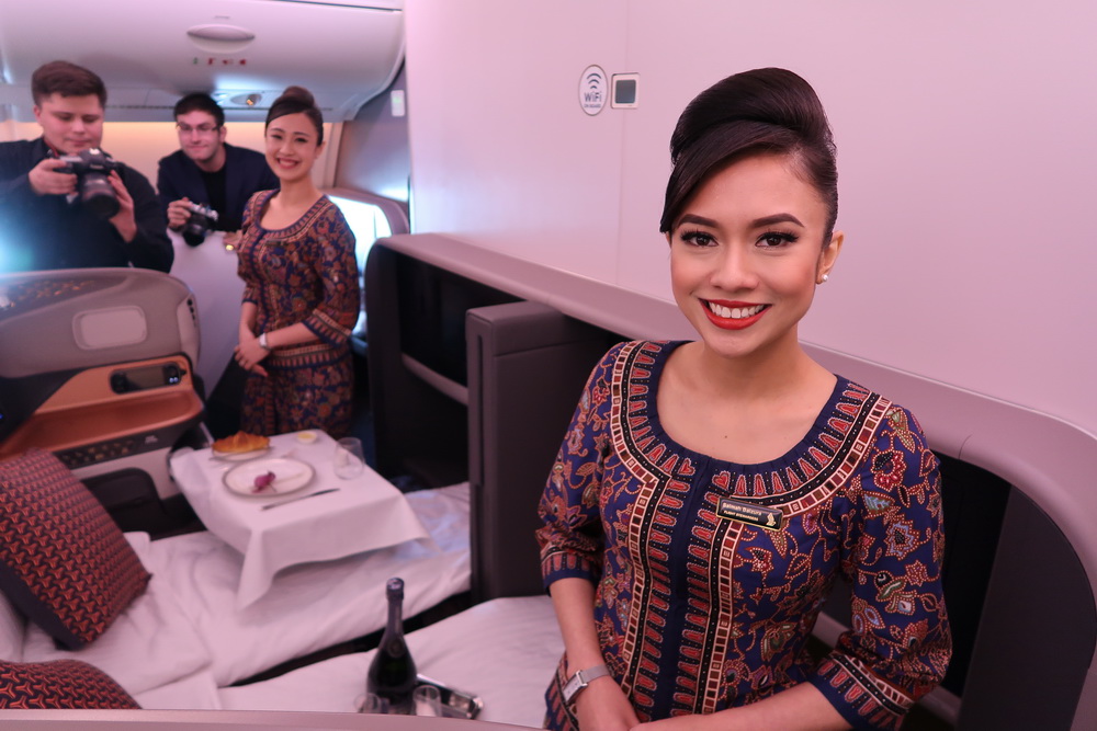 Singapore Airlines A380 New Business Class Middle Pair seats