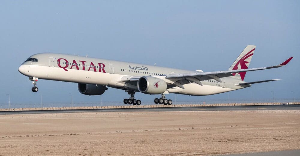 a plane taking off from a runway