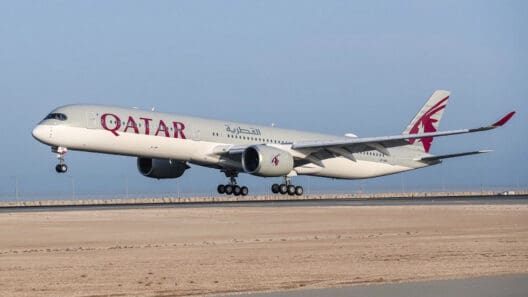 a plane taking off from a runway