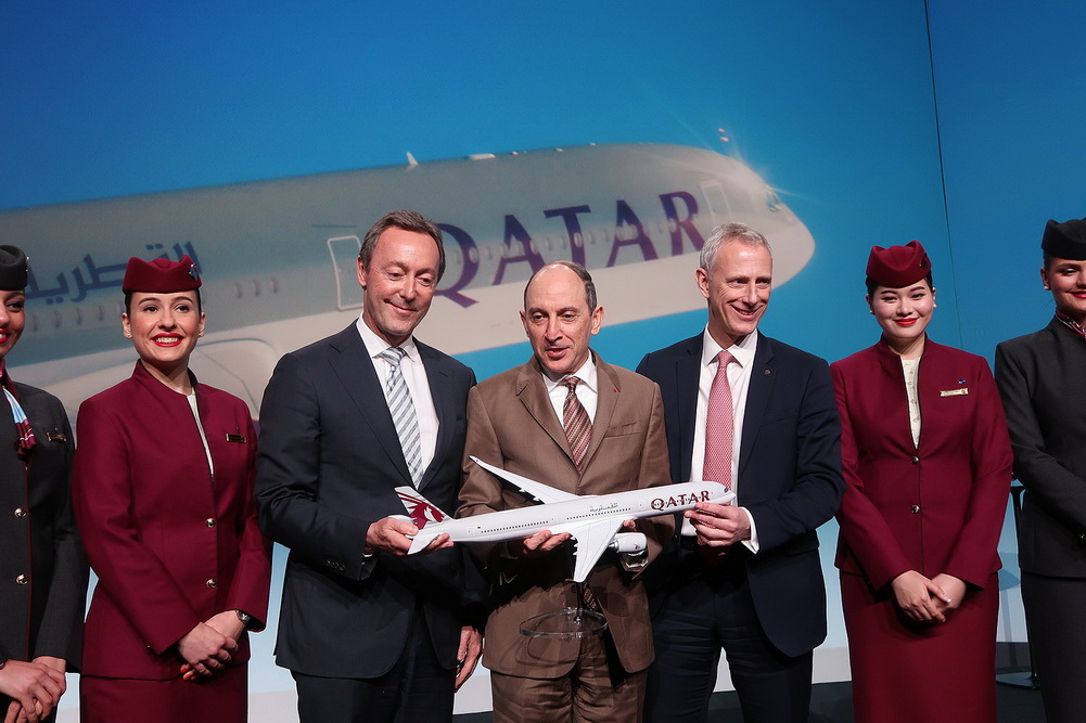 Qatar Airways taking first A350-1000 delivery from Airbus