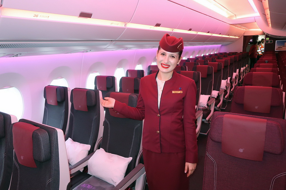 Qatar Airways A350-1000 Economy Class
