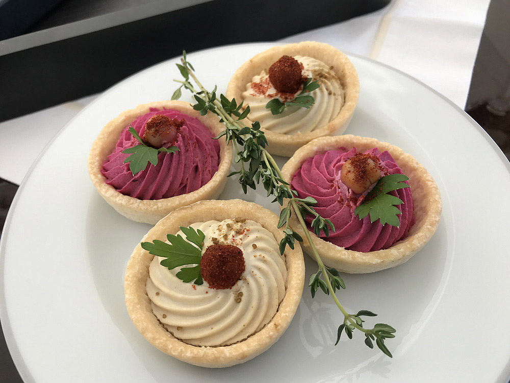 a plate of food on a table