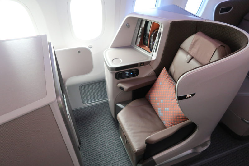 Singapore Airlines NEW Regional Business Class