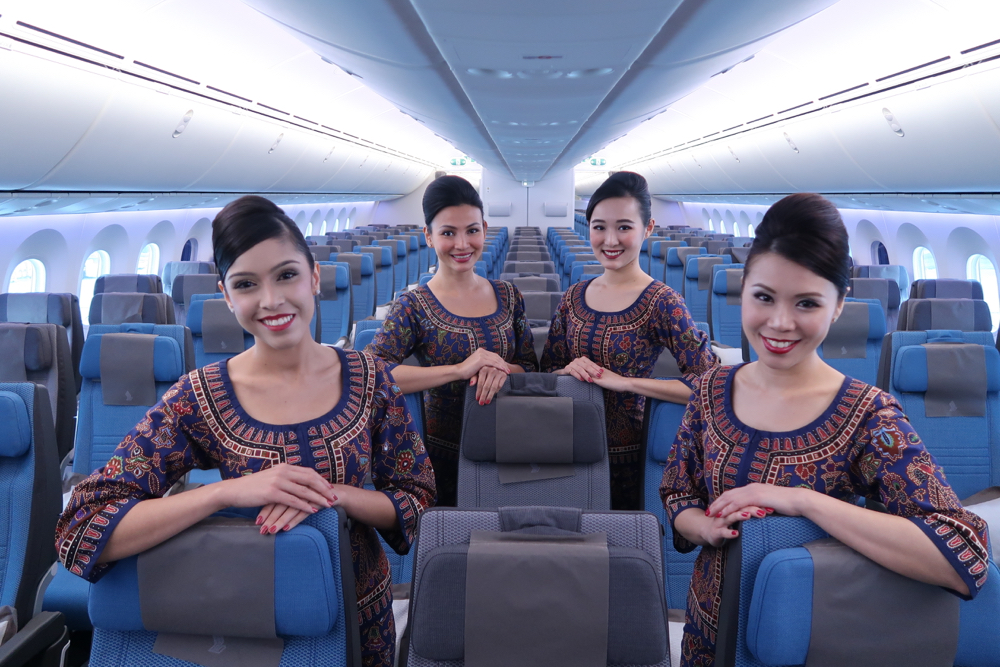 Singapore Airlines Boeing 787-10 Economy Class