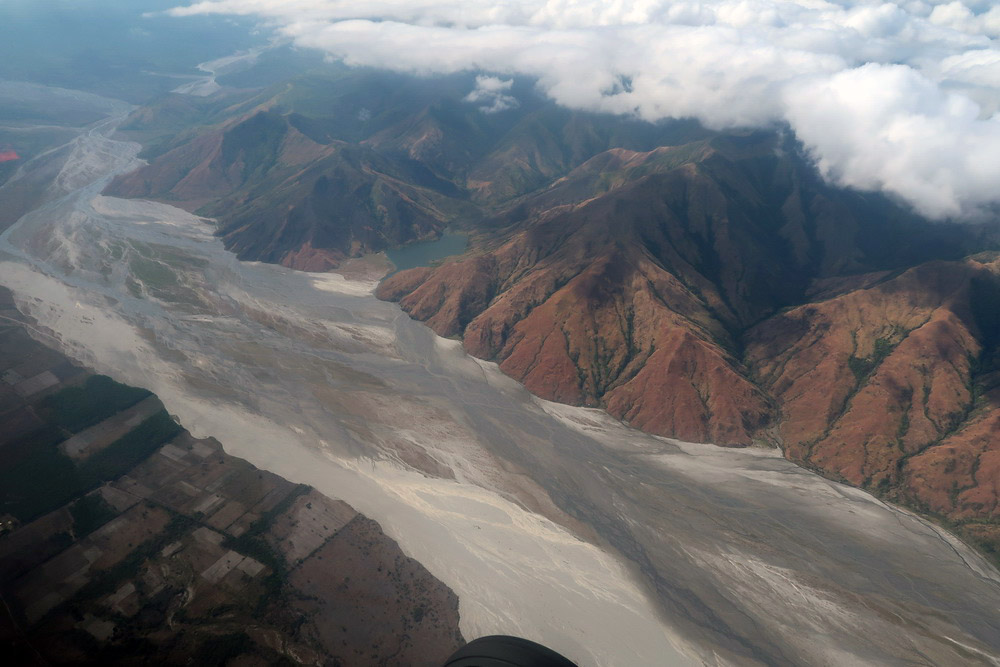 Our Cessna Flight over Mt Pinatubo area