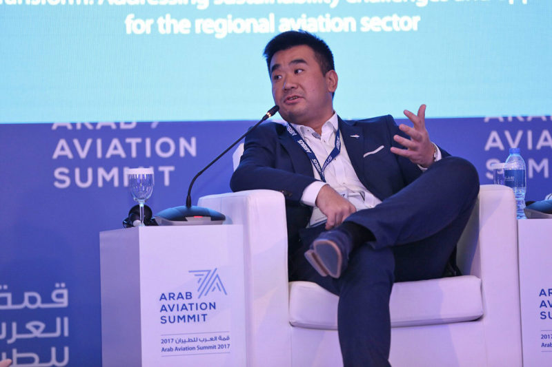 Sam talk about the future of social media at Arab Aviation Summit