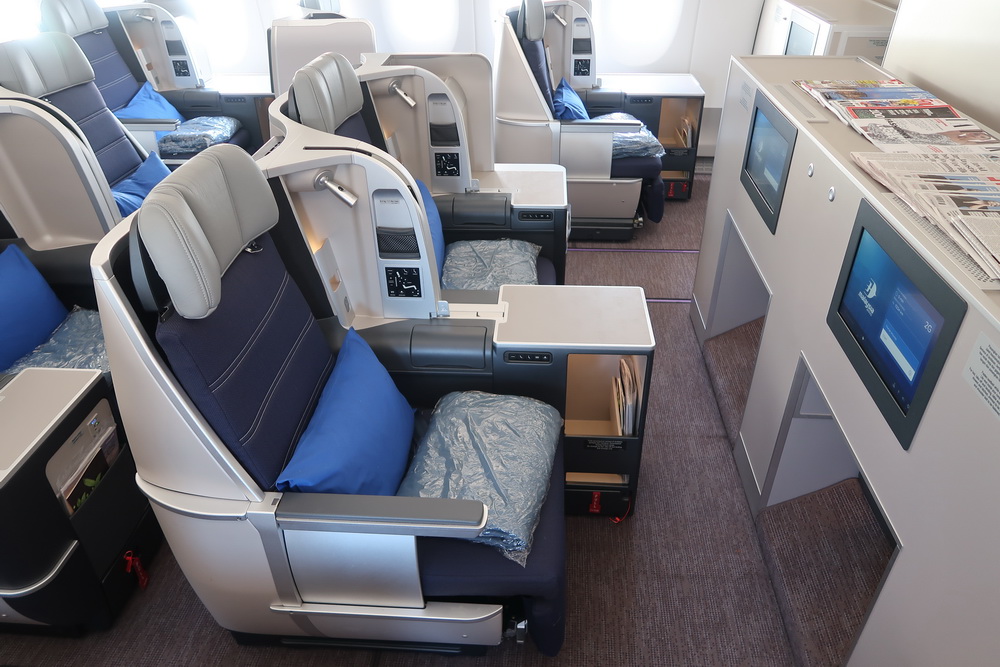 Malaysia Airlines A350 Business Class cabin