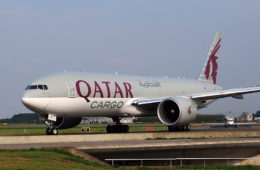 a large airplane on a runway