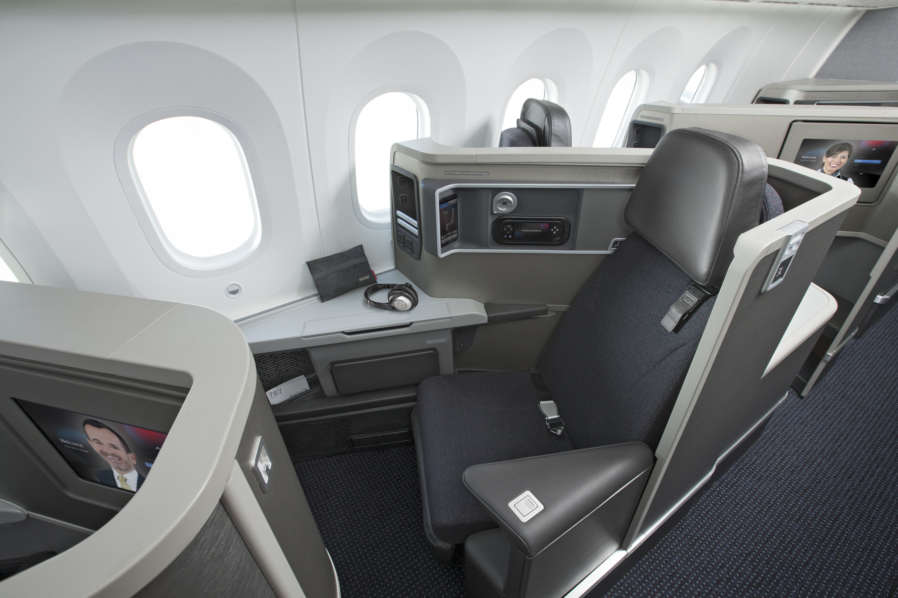 Aircraft Interiors Aa787 Business Class Seatup Bose
