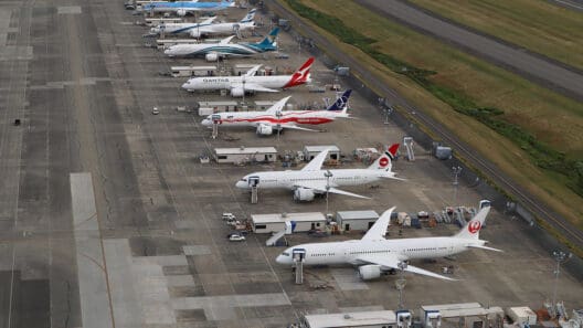 Photography Over Seattle Boeing Everett