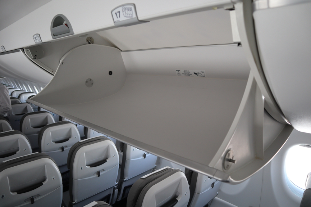 an airplane with an open seat