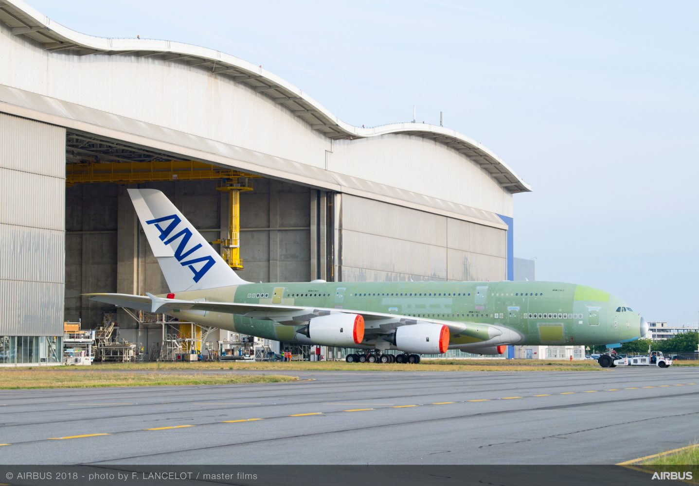 ANA Airbus A380 performs maiden flight