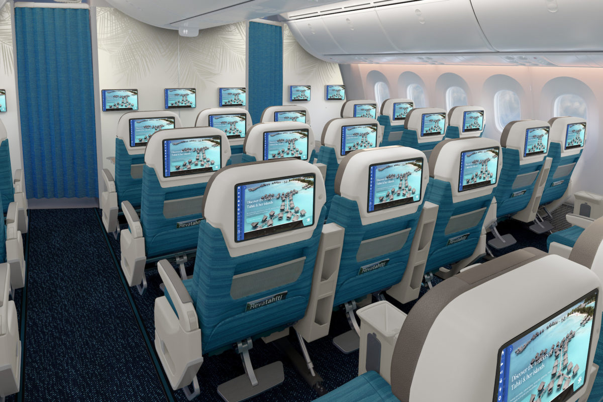 The New Air Tahiti Nui B787 Premium Economy