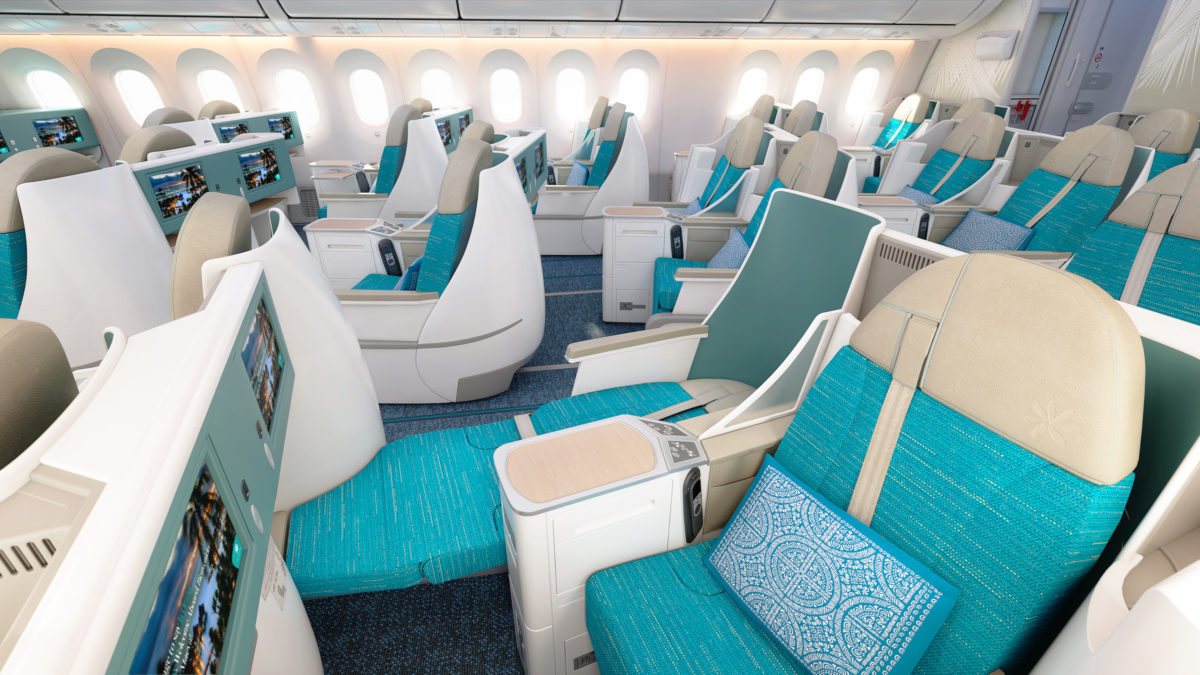 The New Air Tahiti Nui B787 Business Class
