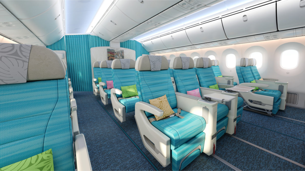 The New Air Tahiti Nui B787 Premium Economy