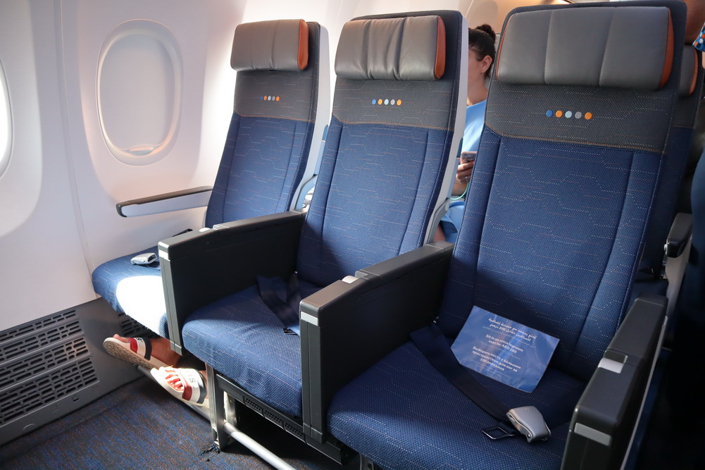 Flydubai B737 MAX economy class seat
