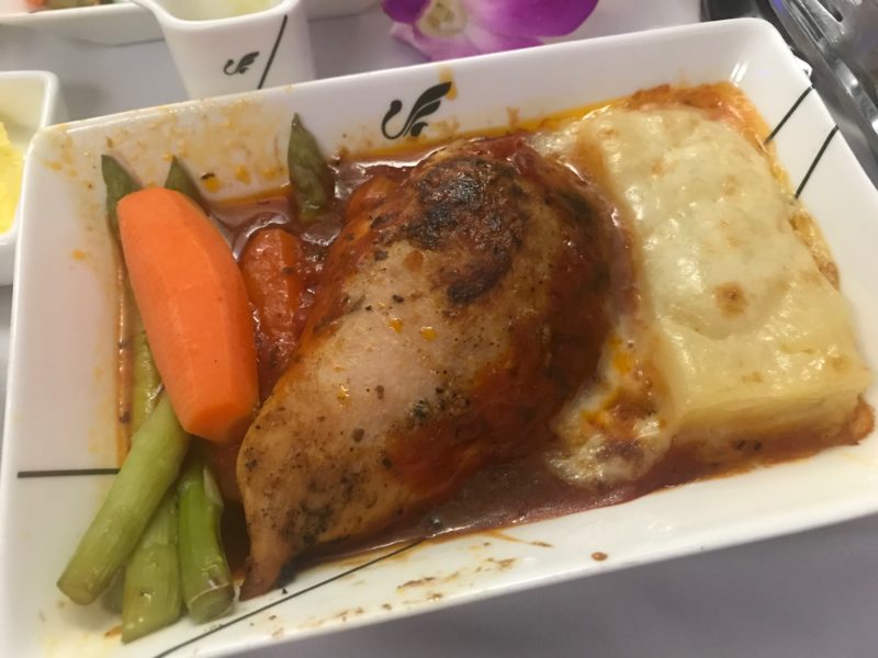 Grill Chicken Breast - Mahan Air Business Class Dining