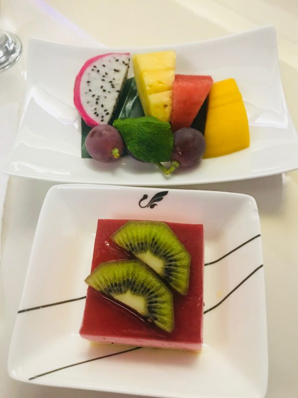 Fruit Plate and dessert