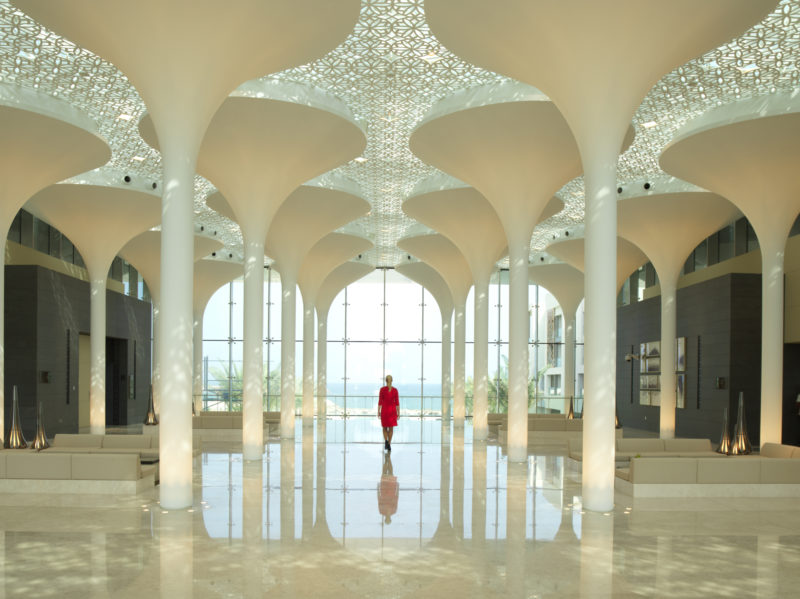 The Kempinski Hotel Muscat lobby