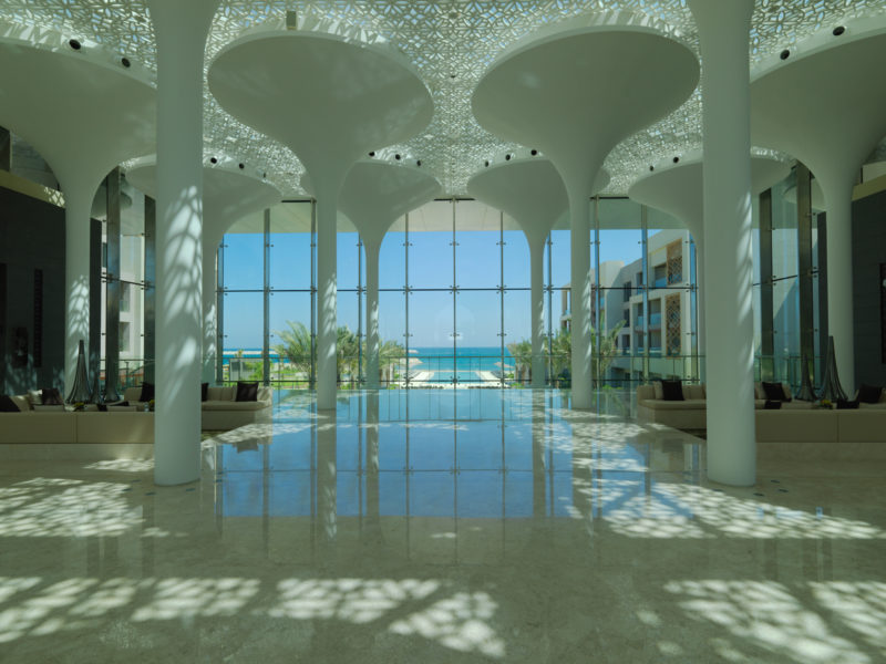 The Kempinski Hotel Muscat lobby