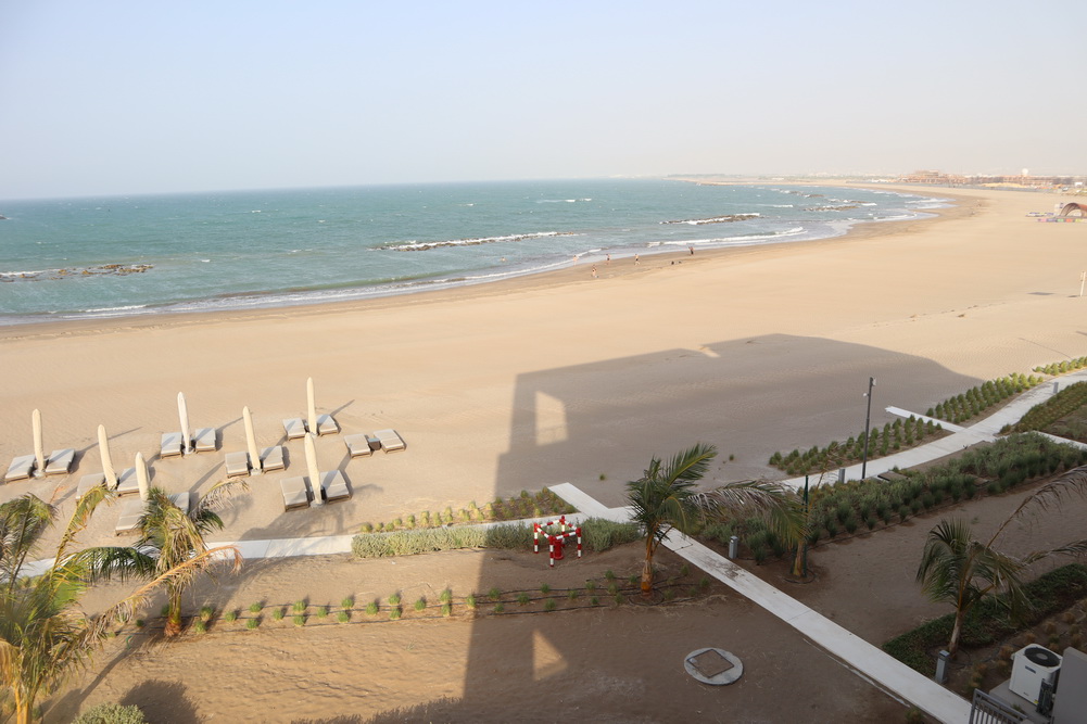 Views from the balcony of Kempinski Hotel Muscat
