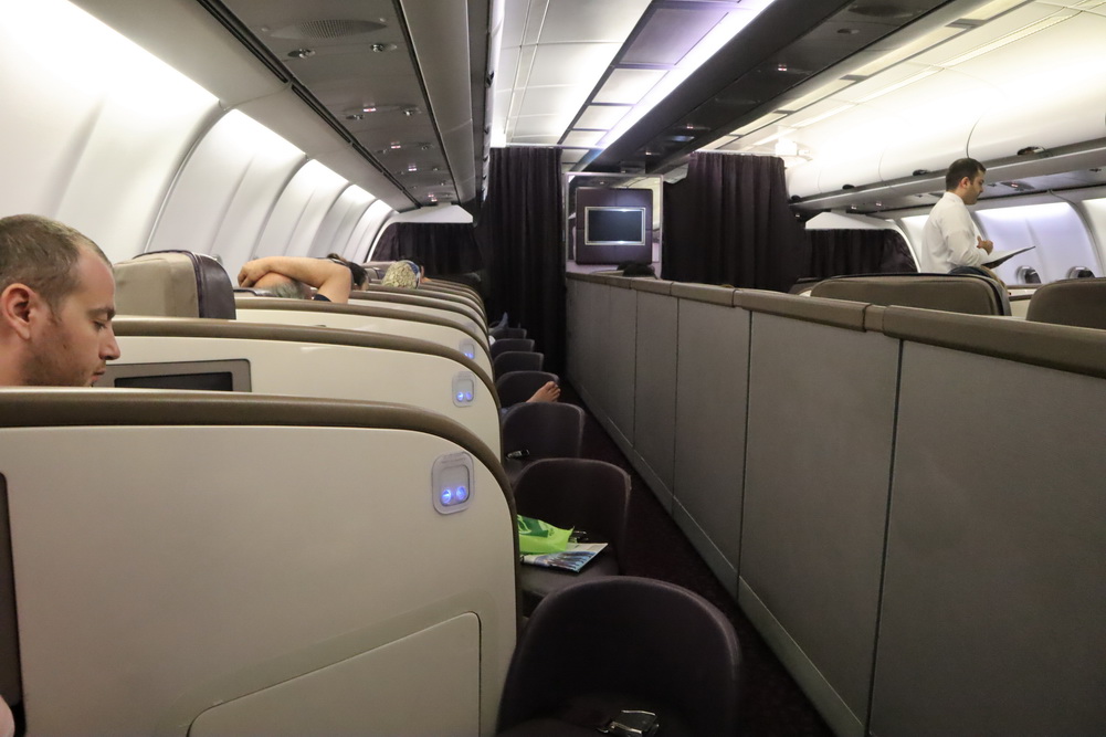 Mahan Air A340-600 Business Class Cabin