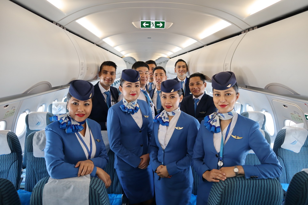 Cabin Crew of Himalaya Airlines