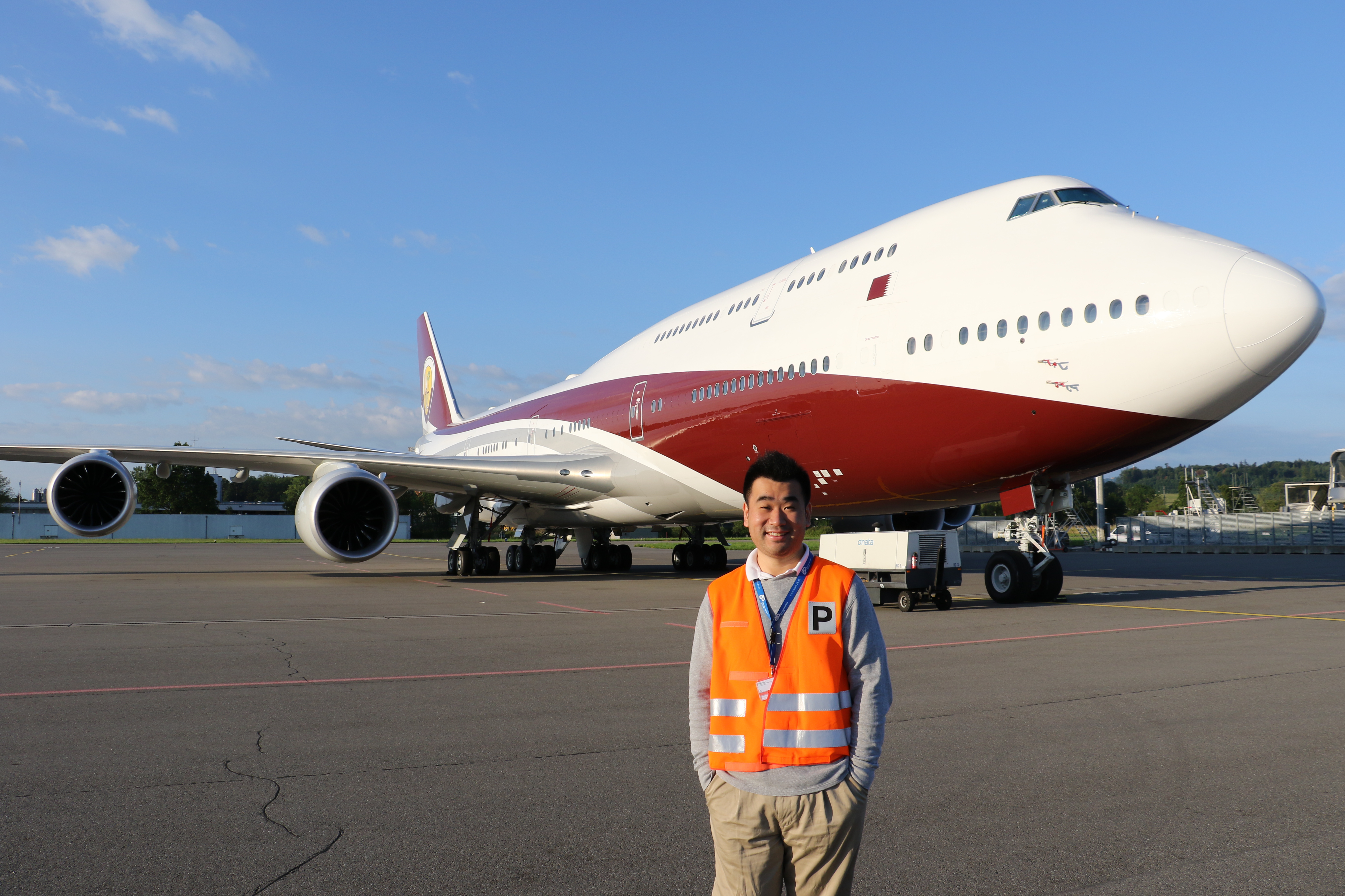 VQ-BSK, Qatar Amiri B747-8 at Zurich