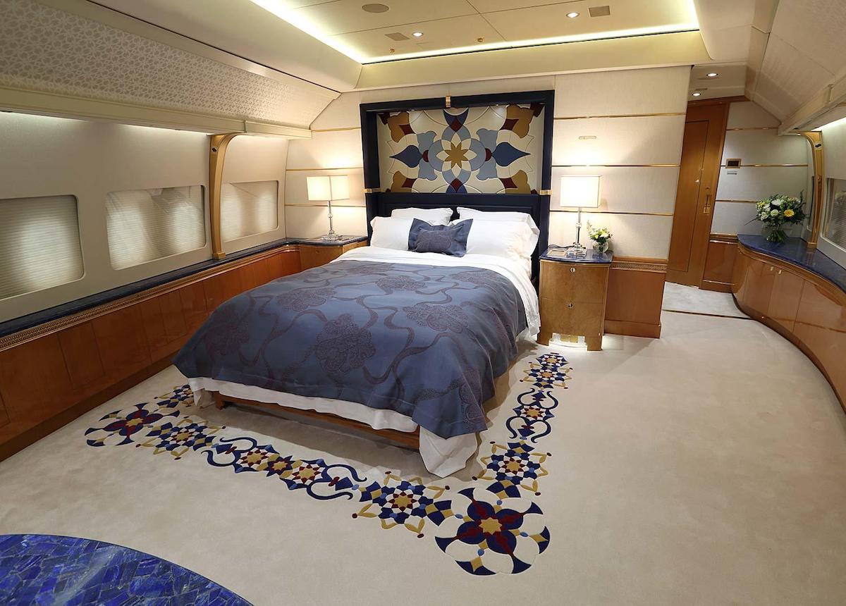 Interior of Qatar Amiri Boeing 747-8