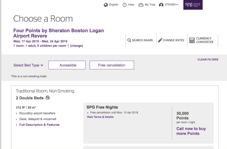 SPG Integration With Marriott Begins Points Advance Reservations and