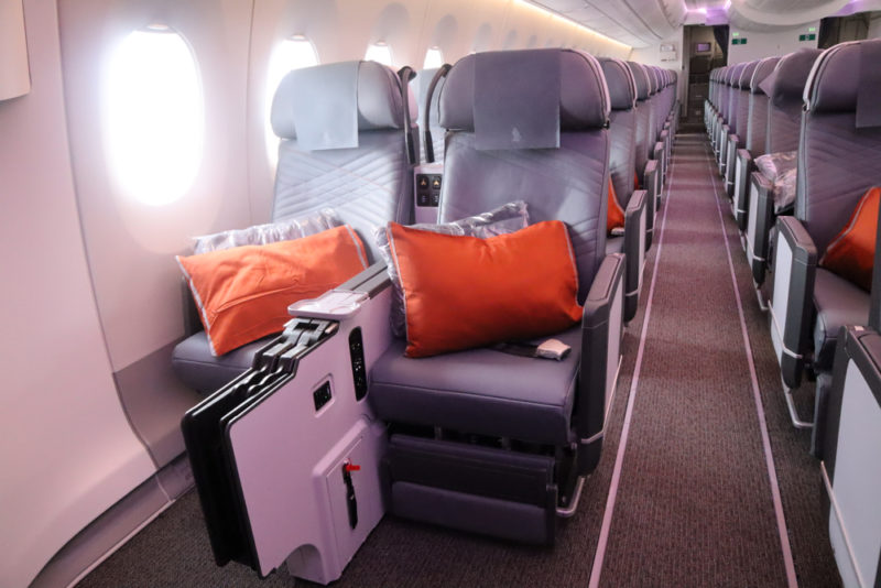 Singapore Airlines Premium Economy Class seat (between Singapore and LA on A350 ULR)