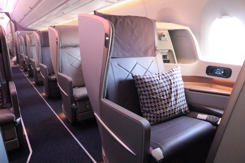 Singapore Airlines A350-900ULR Business Class