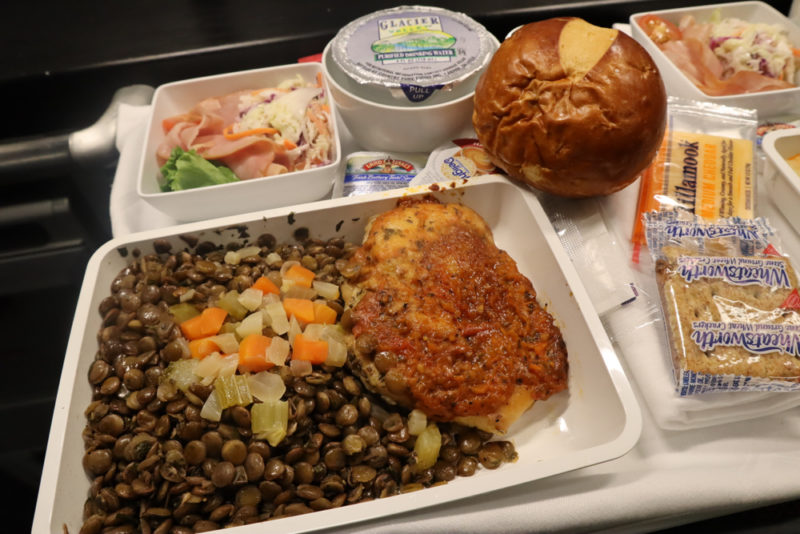 Lunch: Chicken Breast, designed by CanyonRanch for onboard wellbeings.