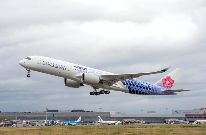 China Airlines receives final Airbus A350 with special livery