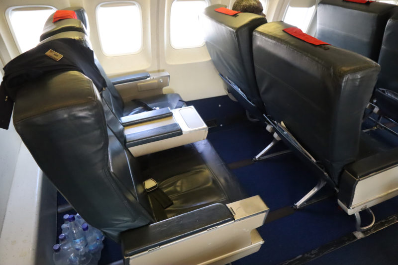 Air Zimbabwe B737-200 Business Class seat