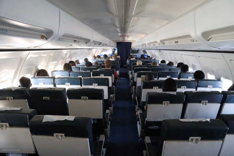 Air Zimbabwe B737-200 interior