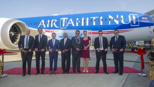 Air Tahiti Nui takes delivery of their first Boeing 787-9 Dreamliner