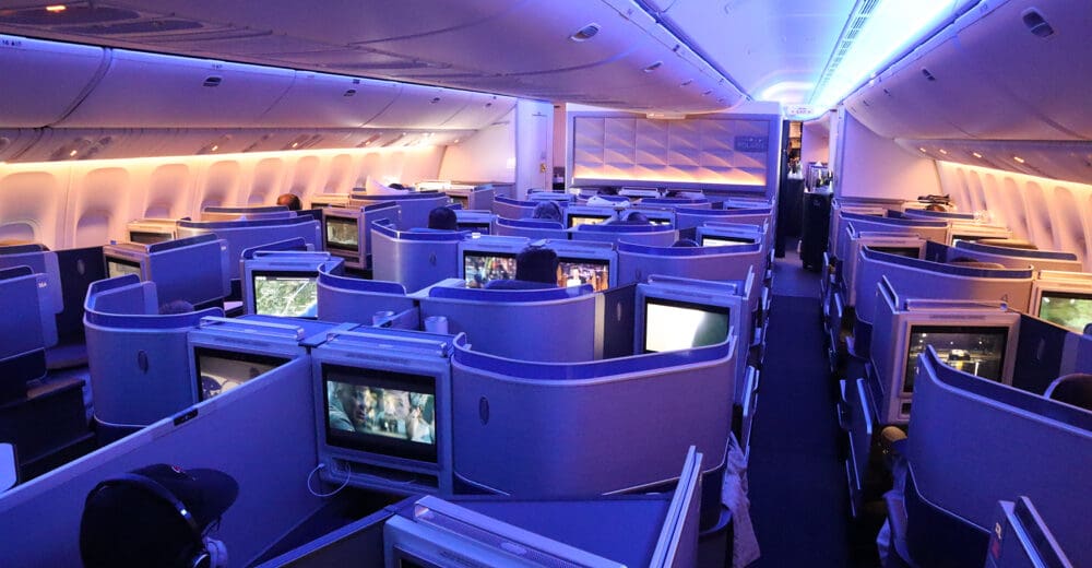 United B777-300/ER Polaris Business Class