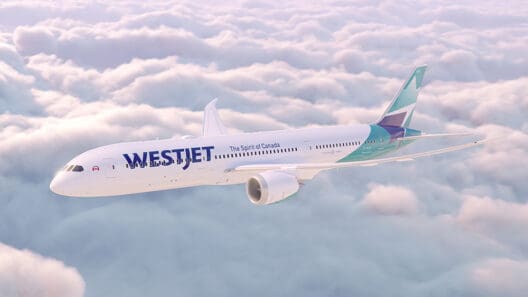 a plane flying in the sky