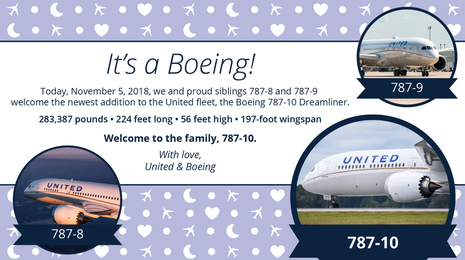 United Airlines takes delivery of their first Boeing 787-10