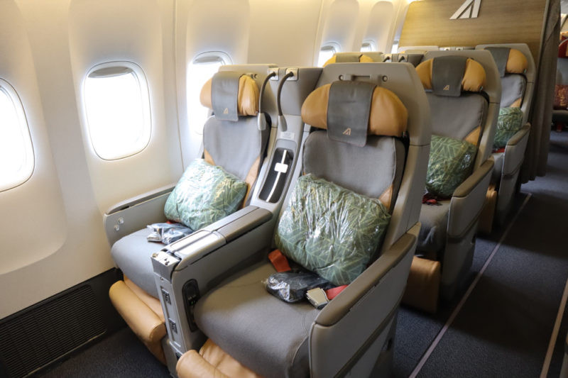 Alitalia Premium Economy Seat