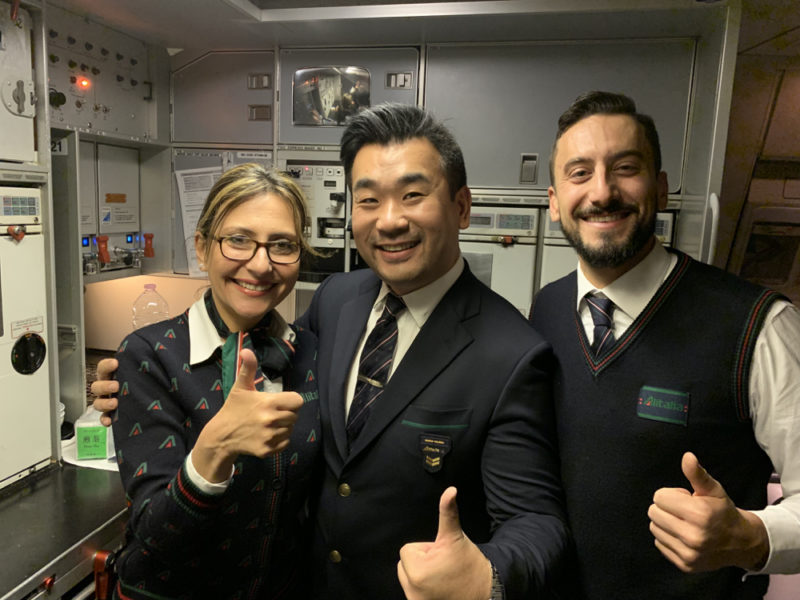 New uniform of Alitalia