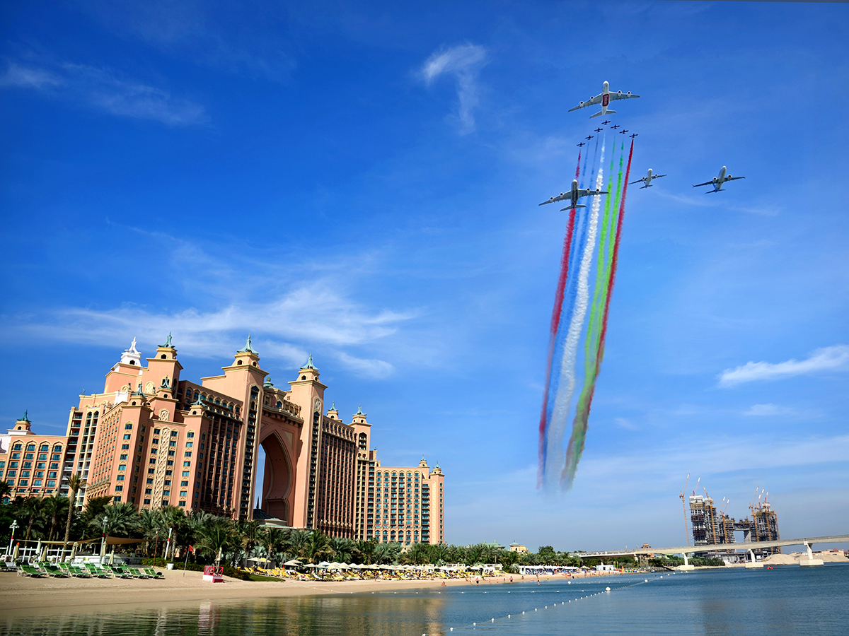 Airlines from United Arab Emirates celebrate 47th National Day