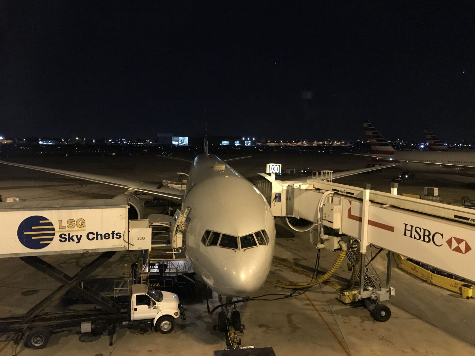 an airplane at an airport