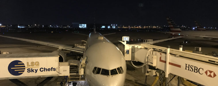 an airplane at an airport